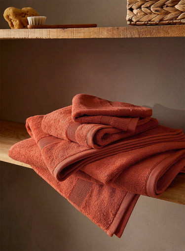 Braided border Turkish cotton towels